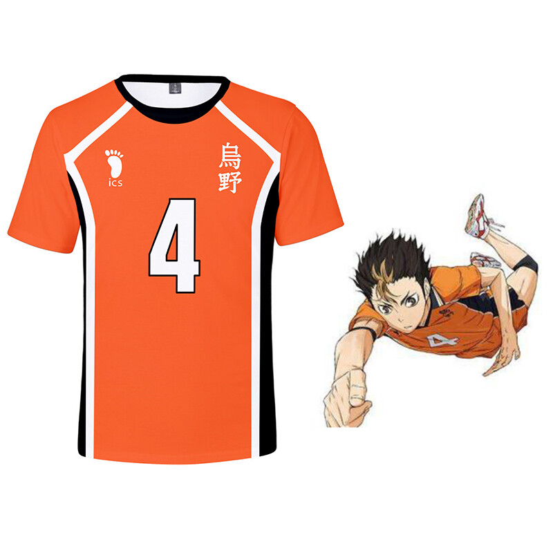Haikyuu!! TO THE TOP T Shirt Cosplay Tops Short Sleeve