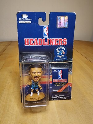 Muggsy Bogues Corinthian Headliners 1997 NBA Basketball Figurine
