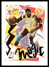 Magic Johnson 1990-91 Hoops #367 Lakers NBA READ FREE SHIPPING AutographDen