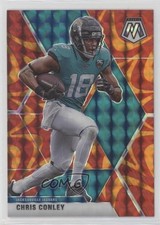 2020 Panini Mosaic Reactive Orange Mosaic Prizm Chris Conley #101 7l6