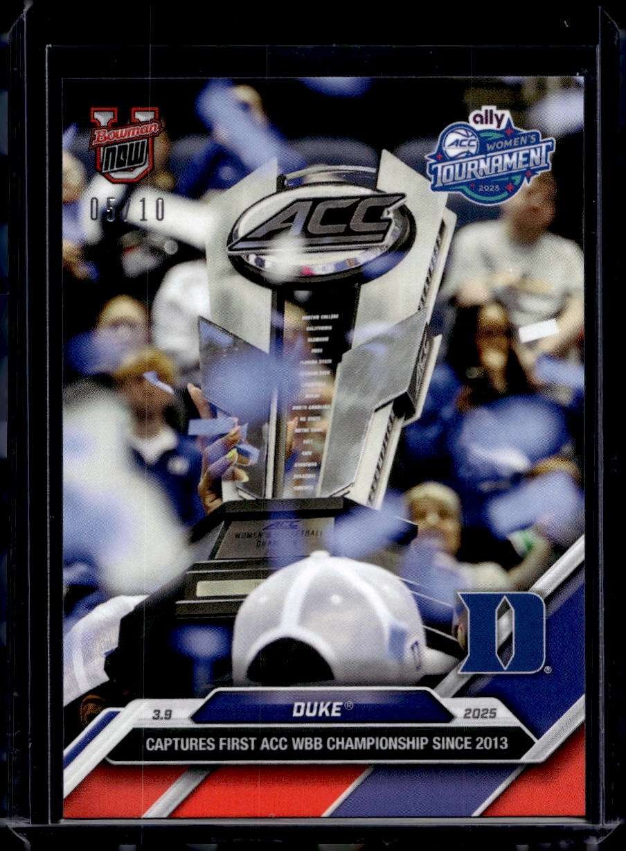 2024-25 Bowman U Now Topps #84 Duke Red Parallel Card #d /10