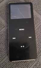 Apple iPod Nano 1st Gen 4GB Black, powers on, can't see menu, parts only