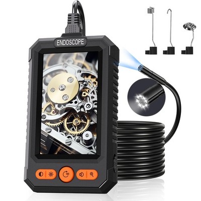 BlueSwan Borescope Camera with Light, 16.4ft SemiRigid Cord Snake IP67 Waterp...