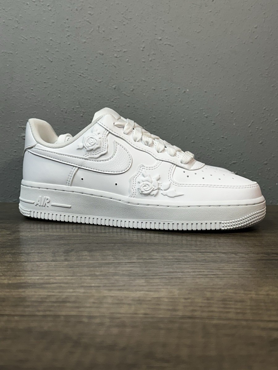 Nike Air Force 1 '07 White Roses HF2016-100 Women's Size 9 | eBay
