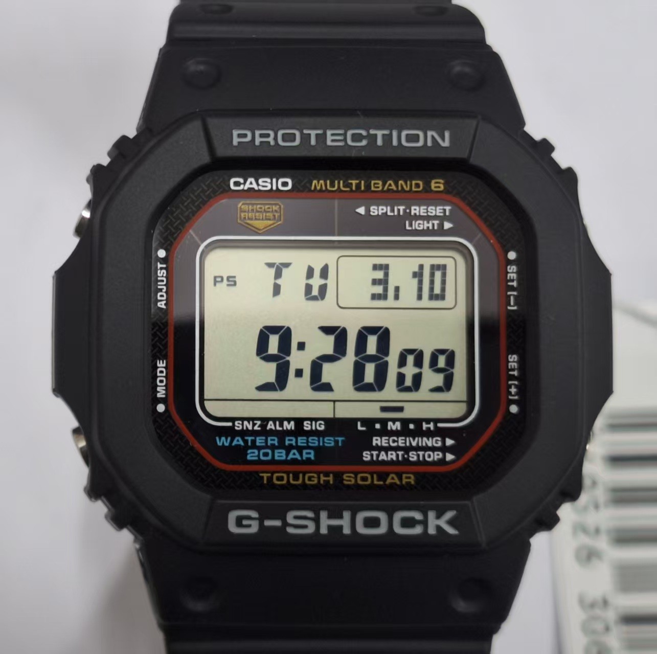 Casio G-Shock GW-M5610U-1ER Tough Solar Atomic Multiband 6 Men Watch EU Version