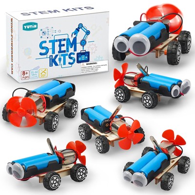 STEM Science Kits for Kids Age 8-12, 6 Set Wind-Powered Cars Science Experime...