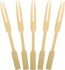 [2 Packs of 110 PCS] 3.5 inch Appetizer Picks, Prong Mini Fork for Appetizers...