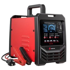12V/24V Car Battery Charger Heavy Duty, 0-15A Automatic Battery Maintainer,