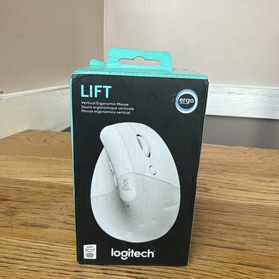 Logitech Lift Wireless Vertical Ergonomic Mouse White  Brand New Sealed Box