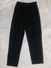 Talbots, Women  s Dress Pants, Stretch, Black, Zip Side, Size 8.