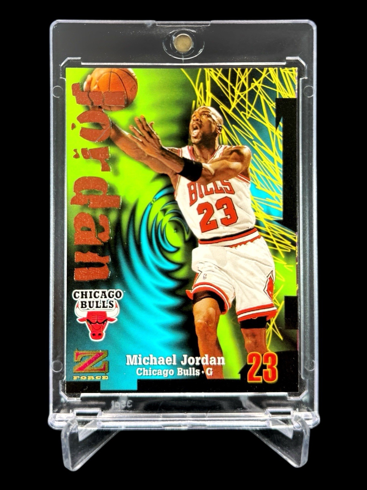 1997/98 Skybox Z-Force MICHAEL JORDAN #23 Chicago Bulls HOLO FOIL🔥GOAT🔥