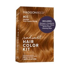 Permanent Hair Color Kit 8CC Dark Vivid Copper Blonde Ammonia Free PPD Free