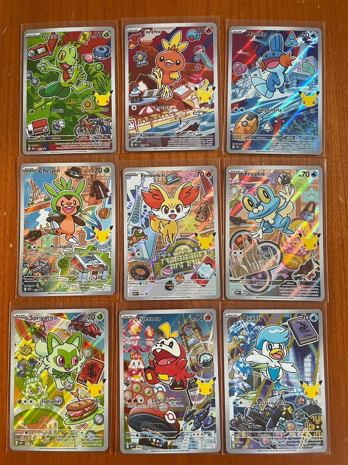 Quadretto completo Primi Compagni D'avventura Serie 3 Condizioni Near Mint.
