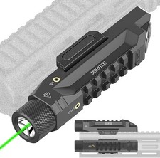 1600 Lumens Green Laser Light 1600 Lumens, Combo for Rifle Picatinny/Mlok Rail