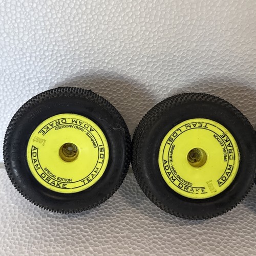 Vintage Team Losi XXXNT XXXT Adam Drake Special Edition Wheels Tires Combo Used - Picture 3 of 15