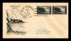 Dr Jim Stamps Acadia National Park 7c Pair First Day Cover Grimsland Cachet