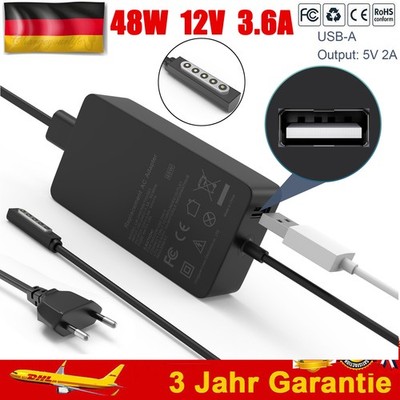 Netzteil Ladegerät für Microsoft Surface Pro 1 Pro 2 Surface RT 1512 1516 1536