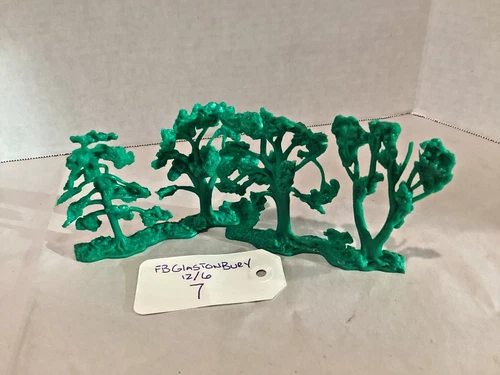 Vintage  Marx Battleground playset 54mm trees