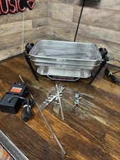 Farberware Open Hearth Broiler Rotisserie Electric Grill 455N Kebob Skewer GREAT