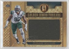 2017 Panini Gold Standard Golden Jumbo Threads 61/75 Leonard Williams #19 03xg