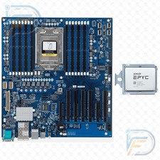 GIGABYTE MZ31-AR0 AMD EPYC 7663 56C 112T CPU SP3 Milan Server Combo