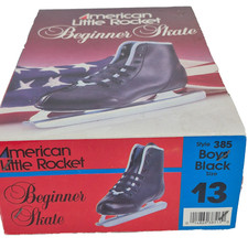 American Little Rocket Beginner Skate In Box Boys Black- Blue Size 13