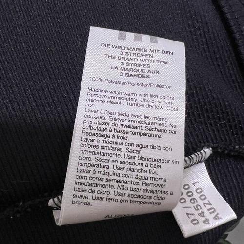 Chaqueta de Pista Adidas Essential Warm Up 3 Rayas Para Hombre XL Negra Blanca Cremallera Completa - Imagen 3 de 10