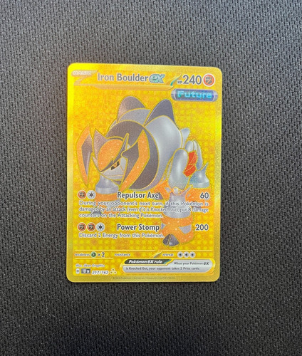Pokemon TCG: Iron Boulder ex 217/162 - SV05: Temporal Forces