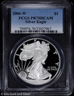 2006-W $1 Proof American Silver Eagle PCGS PR 70 DCAM