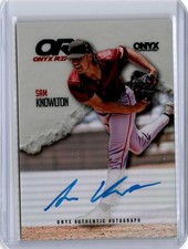 2025 Onyx Rips Refractor Sam Knowlton Auto (B111) A3 Diamondbacks