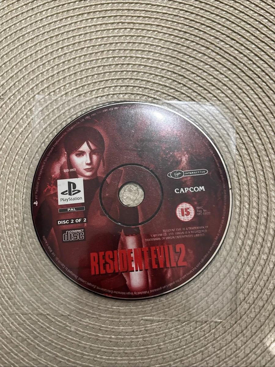 Resident Evil 2 Sur PS1 - Complet Version Française (CD1 Cassé) - PAL