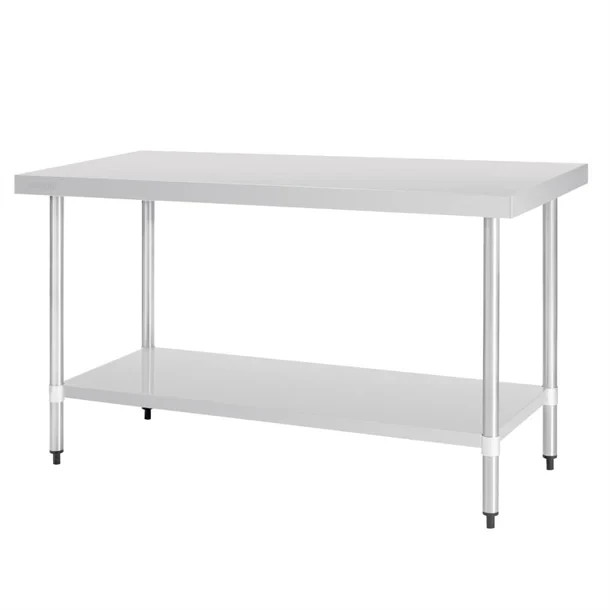 Vogue Stainless Steel Prep Table without Upstand 1500mm x 700mm GJ503 Catering