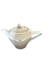 Homer Laughlin Co. 1950's Harlequin HTF GREY Tea Pot With Lid EUC