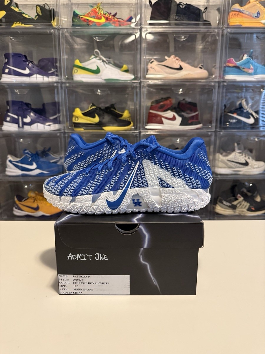 シューズ(男性用) NIKE JA 3 GAME  KENTUCKY Nike Ja Morant 3 Kentucky PE Player Exclusive Promo Size 12.5 DS
