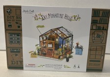 Rolife Hands Craft Cathy’s Flower House DG104 DIY Miniature House Kit New Sealed