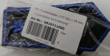 DRK Schulterklappe Gruppenf&uuml;hrer mit Ernennung 2 Sterne blau  & PA blau  Paar