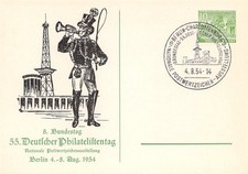 834810) Berlin Berliner Bauten Privat Ganzsache PP 6/3 55. dt. Philatelistentag