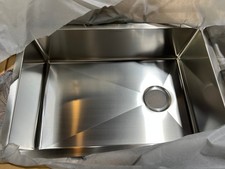 Glacier Bay Tight Radius 27 in. Undermount Single Bowl 18G Stainless Sink