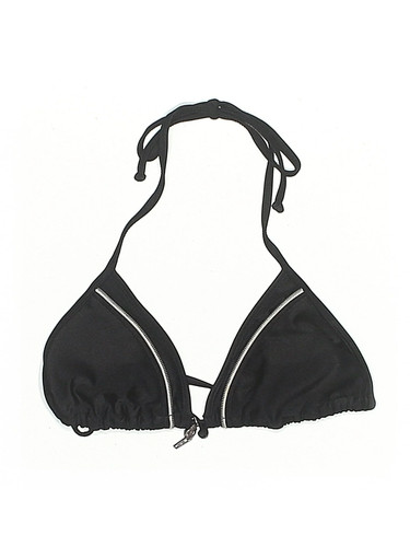 Split Women Black Swimsuit Top P