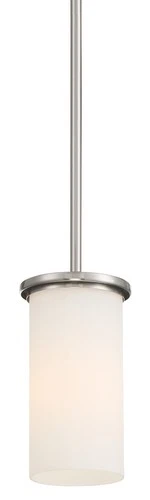 Minka Lavery 4090 Haisley 1 Light 5"W Vantage Mini Pendant - Nickel - Picture 1 of 5