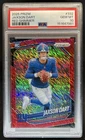 2025 Panini Prizm Jaxson Dart RC Red Shimmer Rookie #/49 Giants PSA 10 GEM MINT