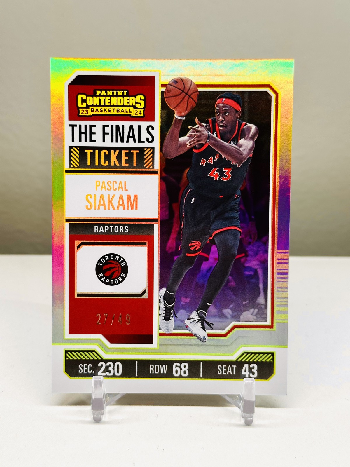 Pascal Siakam /49 2023-24 Panini Contenders - #30 The Finals Ticket