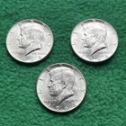 1964 Kennedy Half Dollars - Lot of 3 - 90% Silver - Better Looking Silver 👀!