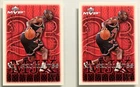 1999-00 Upper Deck MVP - MJ Exclusives Michael Jordan MJX #181 Lot of 2 Cards