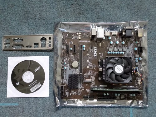 MSI A320M Pro M2 with AMD A6-9500 Radeon R5 & 4GB DDR RAM