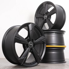 Alufelgen 18 Zoll Audi A6 C8 4K & Allroad Original Felgen 8x18ET39 schwarz matt
