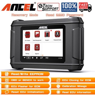 ANCEL EC500 ECM E-CU Flashing Cloning Initialization Scanner Car Tool Fit For GM