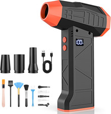 Electric Compressed Air Duster, 110000RPM Cordless Portable Air Blower Mini Powe