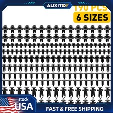 190X Car Trim Plastic Bumper Clips Retainer Rivets Fender Fastener Kits Push Pin