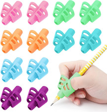 Pencil Grips for Kids Handwriting, 12 Pcs Toddler Pencil Grippers, Pen Grips